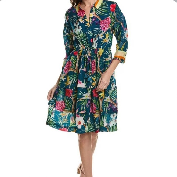 johnny was botanical dress